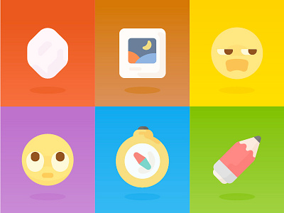 Icon / Emoji for OnionMath Communication (2D) app cute flat game icon lovely mono onionmath