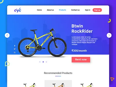 cyc_ product page ui creative cyc design explore ideas interface product ui web