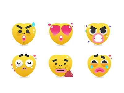 表情包2 lovely，icon，expression，heart