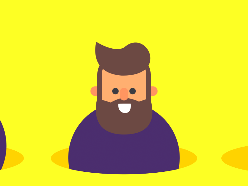 Beardman af aftereffects animation beardman bomb illustrator man motion motiongraphic