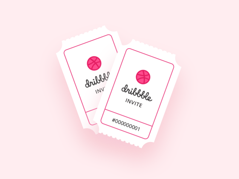 2 Dribbble Invites dribbble gif giveaway invite