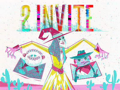 2 Invite dribbble giveaway invite ticket