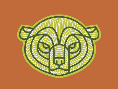 Rejected Logo for The Growlery Beer Co. alberta badge bear beer brewery canada craft grizzly illustration logo outdoors patch