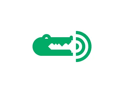 Alligator key alligator gator key logo security