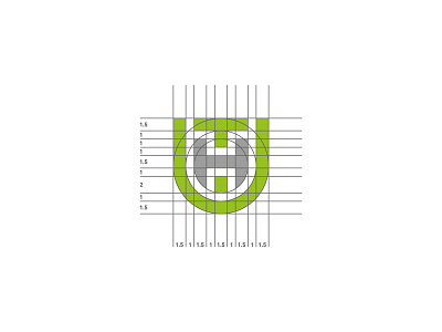 UTH brand branding company construction graphic design idea logo minimal monogram simple typography