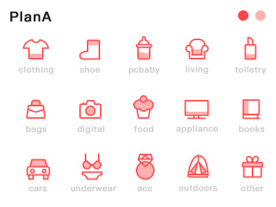 icon design planA icon ui