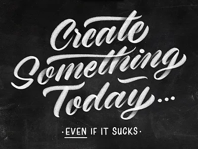 Create Something Today applepencil handlettering ipad ipadpro lettering procreate script type typedesign