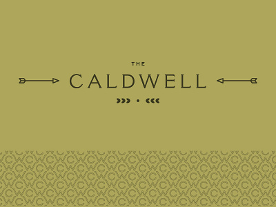 Caldwell branding fake faux logo