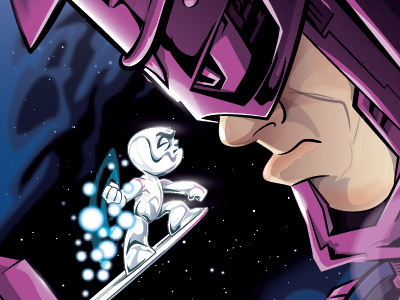 Li'l Surfer galactus jack kirby lee marvel silver stan surfer