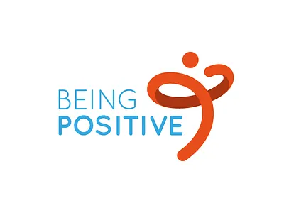 Being Positive - HIV association logo brand corporate identity design graphics logo