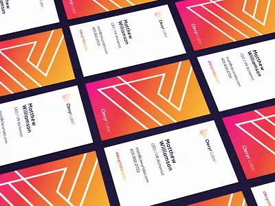 Clevyr Labs Business Cards branding business card cards layout logo mark monogram pattern print stationery tag typography