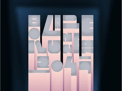 Blade Runner blade runner custom typography lettering typography vector