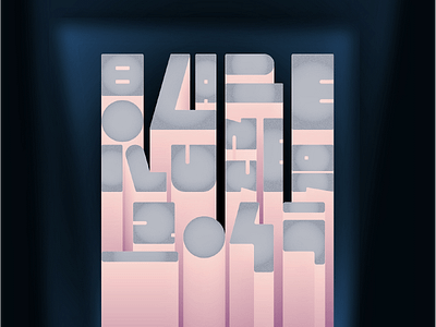 Blade Runner blade runner custom typography lettering typography vector