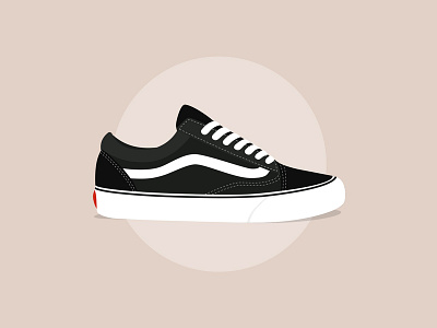 VANS Old Skool art footwear illustration illustrator trainers vans vector