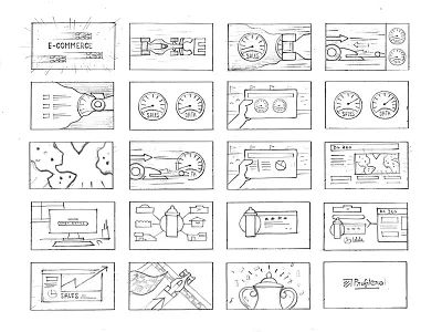 Storyboards animation data analytics profitero racing sketches storyboard