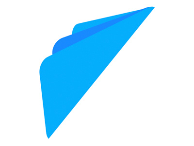 Formata Logo email paper airplane send email