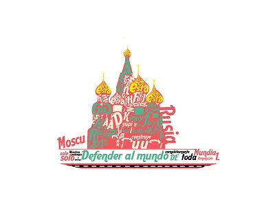 Moscow font concept art design font moscow russia
