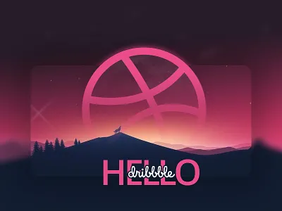 Dribbble 1stshot debut