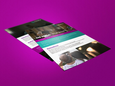 That breath - Monarca Films branding brochure design identity