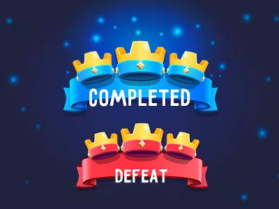 of victory app arcade blue buttons cartoon games gui interface lighthearted slider ui ux