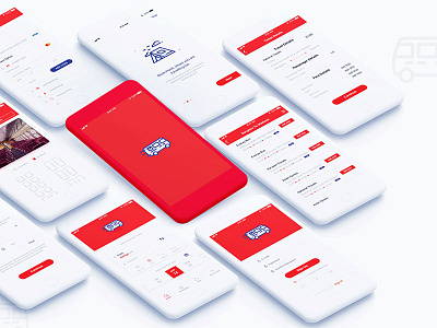 Red App- UI Design free throw prospect ui design