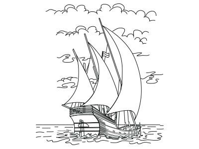Example of Line Art Illustration.