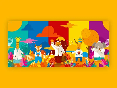 Eid Mubarak character eid fable hariraya moslem mubarak story vector