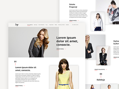 Website Design For Fashion Stylist design fashion freelance layout minimal residential style ui ui design ux web design website