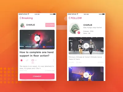 Better to dance dance design interaction page