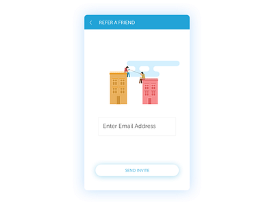 Grabhouse App | Refer a friend UI UX android app application design grabhouse gui homescreen illustration interface minimal uiux user