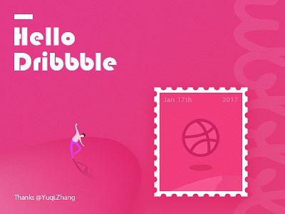 Hello Dribbble！ dribbble first hello shot