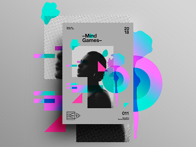 👁Show & Go👁 011 | –Mind Games– 2018 abstract branding color design motivation positive poster swiss typography