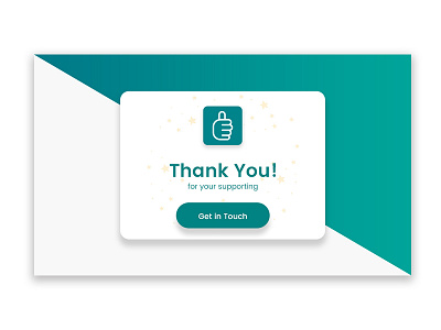 Thank U get in touch thank pop up thank you thank you pop up ui user interface
