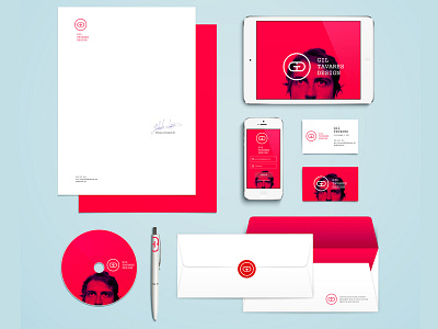 GTD Stationary brand branding giltavaresdesign graphicdesign gtddesign personalidentity selfpromotion stationery