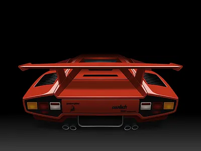 Lambo1 car lambo maestral vector drawing