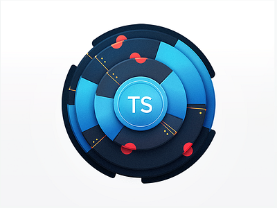 Asynchronous Typescript asynchronous badge circles code course developers education logo programming rotation time typescript