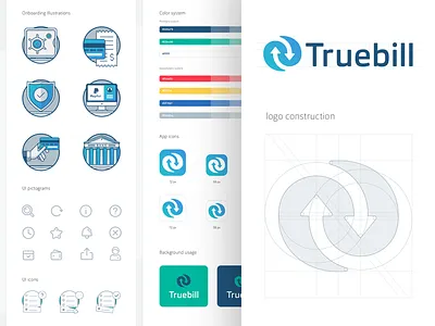Truebill Brand Guidelines startup branding