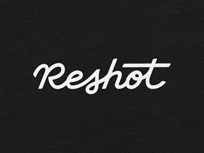 Reshot custom lettering hand lettering logo script timeless typography