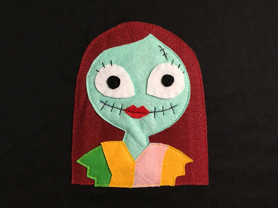 Sally apparel christmas clothing craft felt handmade nightmare sally sewing