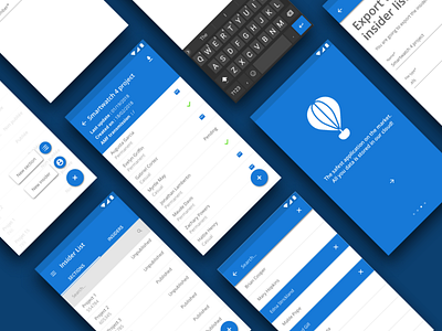 Insider List - Traded companies app application design insider list mobile ui ux