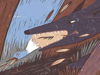Peter & the Wolf illustrarion