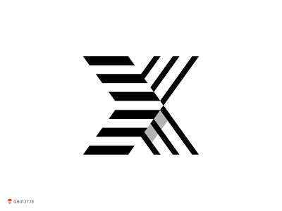 X identity logo mark symbol typography