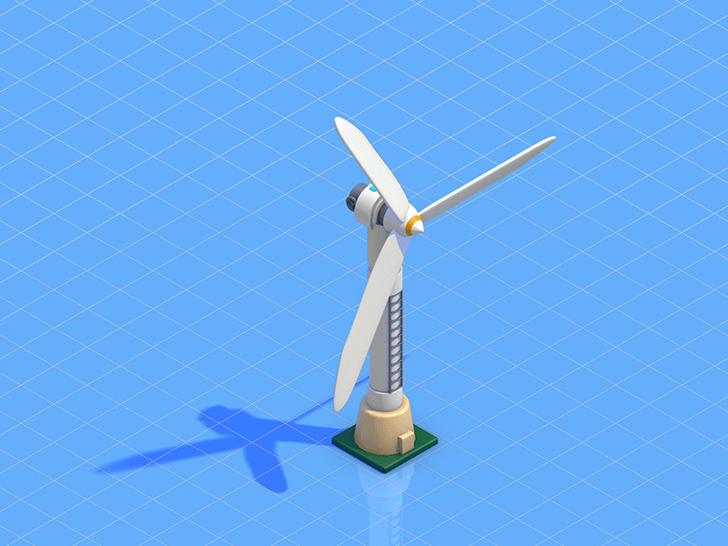 Pinwheel Copy Rebuild in Cinema 4d 2d 3d animated animation cel cinema4d flatted pinwheel rebuild shading simple