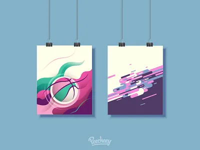 Abstract Backgrounds abstract background free vector freebie poster vector wave