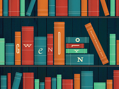 Bookshelf WIP design graphic icon illustration logo texture type typography ui ux vector