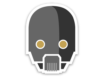 K2SO robots sci fi star wars stickers