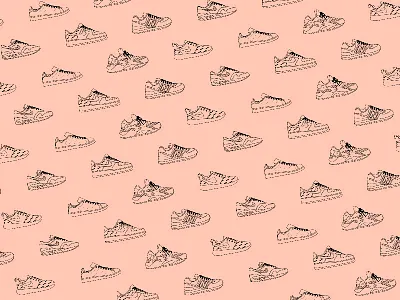 sneaker pattern illustration pattern vector illustration