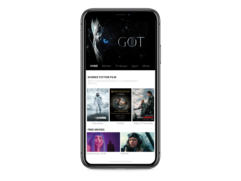 More gif more movie ue ui ux