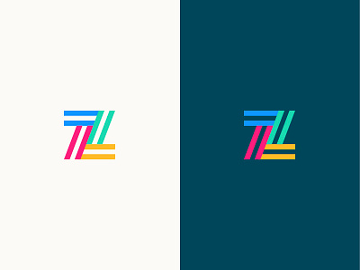 Letter Z - colors - logotype apps brand icons letter logo logotype monogram z