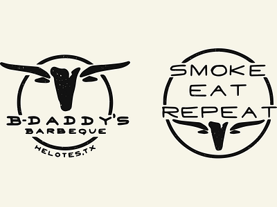 Bdaddys bbq design logo texas